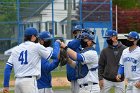 Baseball vs CGA  Wheaton College Baseball vs Coast Guard Academy during game one of the NEWMAC semi-finals playoffs. - (Photo by Keith Nordstrom) : Wheaton, baseball, NEWMAC